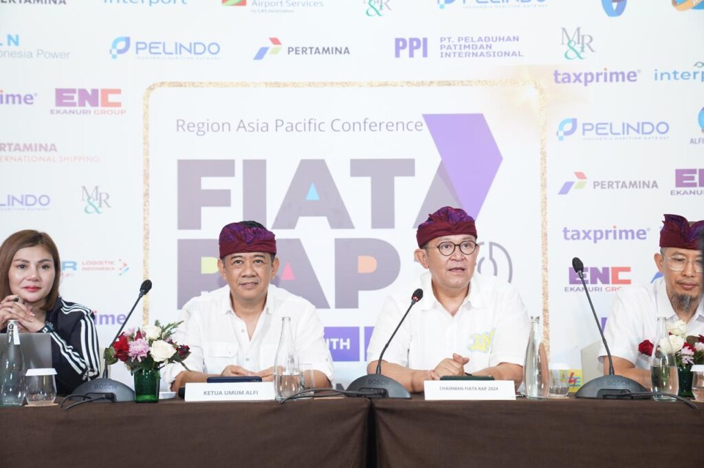 Jumpa Pers Jelang digelarnya FIATA-RAP Meeting 2024, di Merusaka Nusa Dua, Rabu 10 Juli 2024